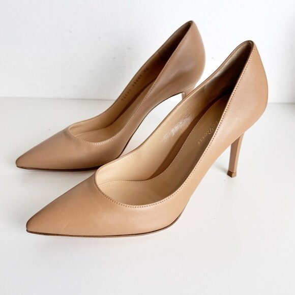 Gianvito Rossi Gianvito 85 Pumps in Praline Leather - Picture 3 of 8